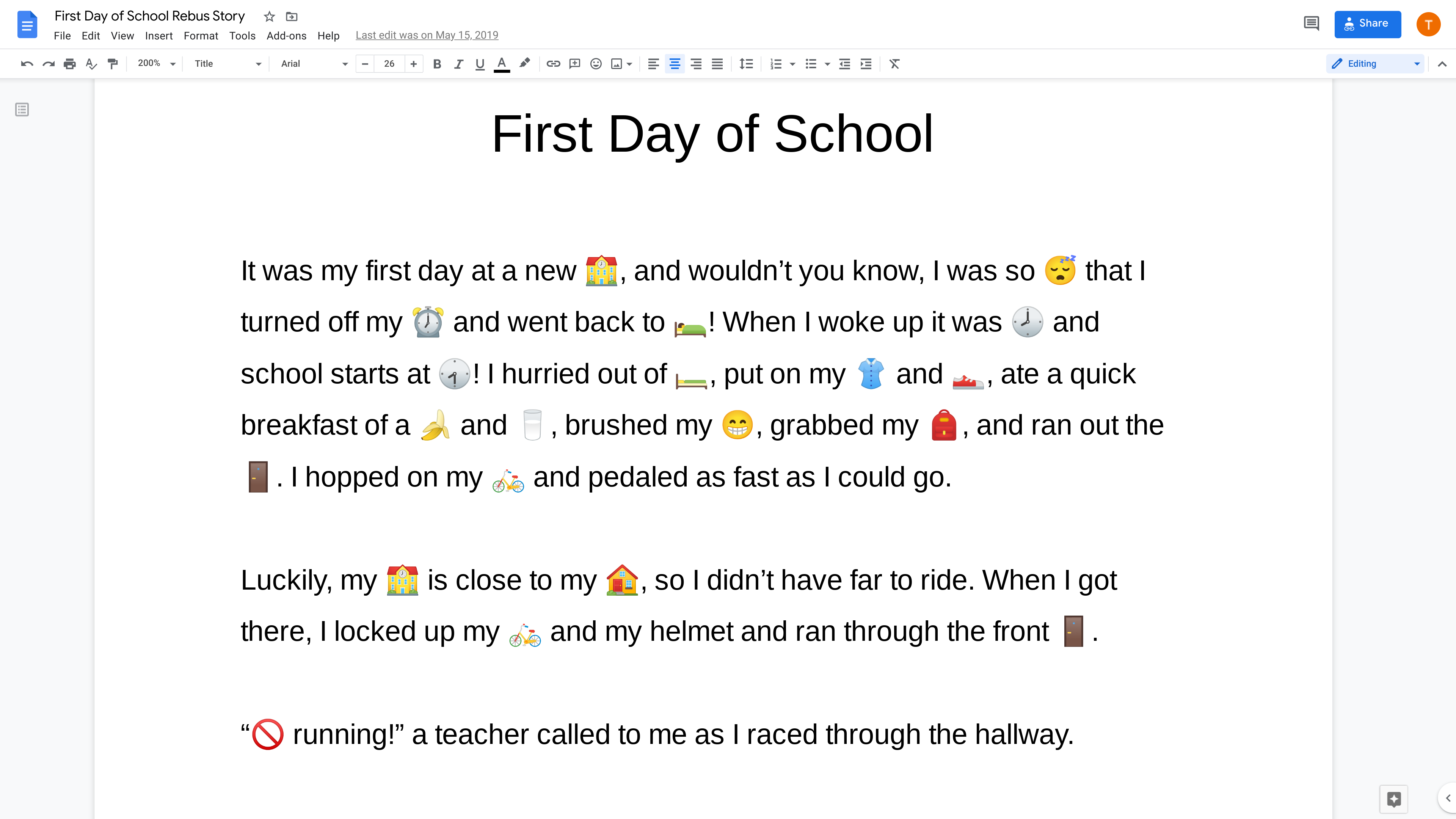 Write a Story Using Emojis Teaching Materials Applied Digital Skills